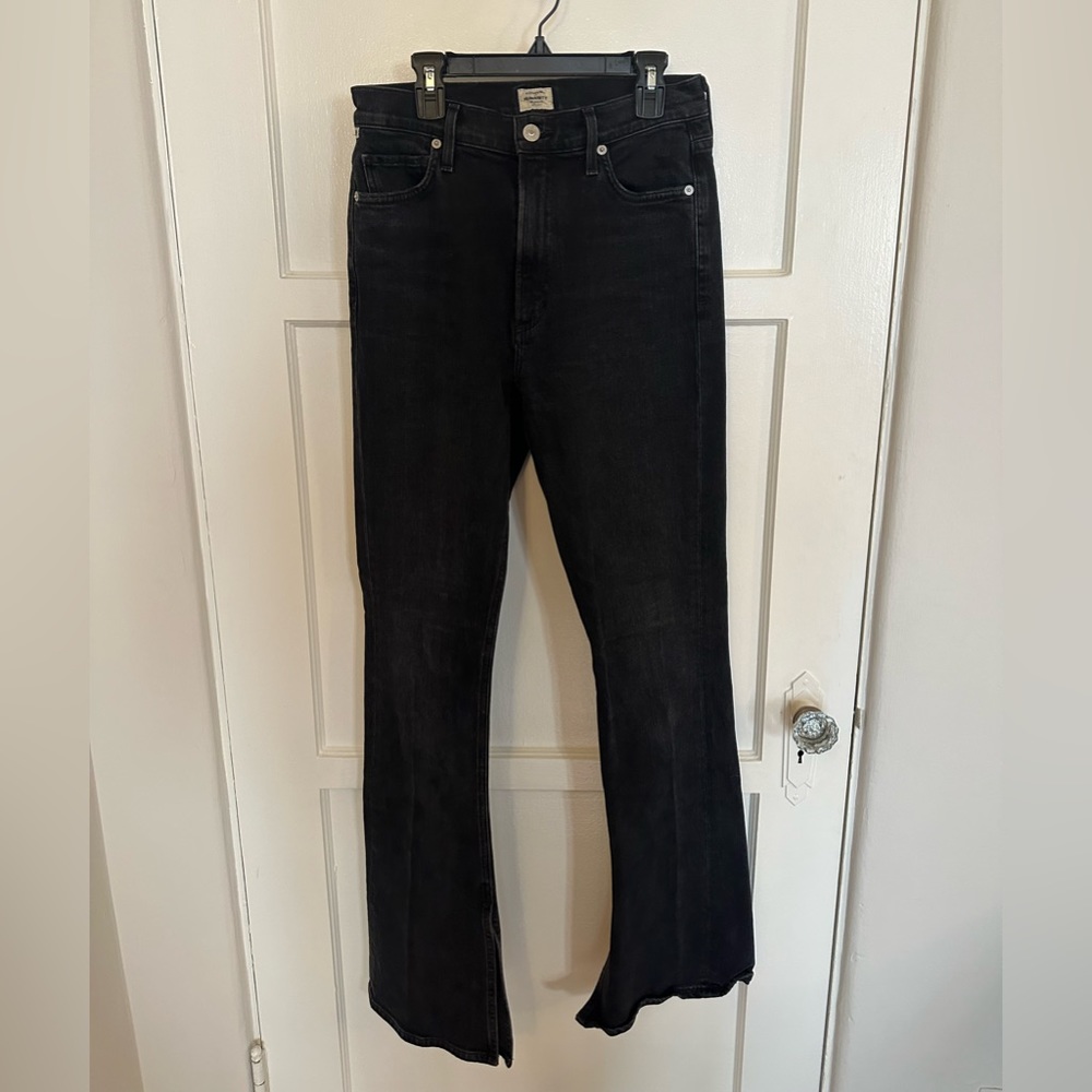 Citizens of Humanity Georgia flare jean in black size 26